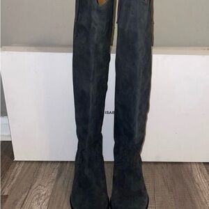 Isabel Marat Denvee Suede Women's Boots Black with Box